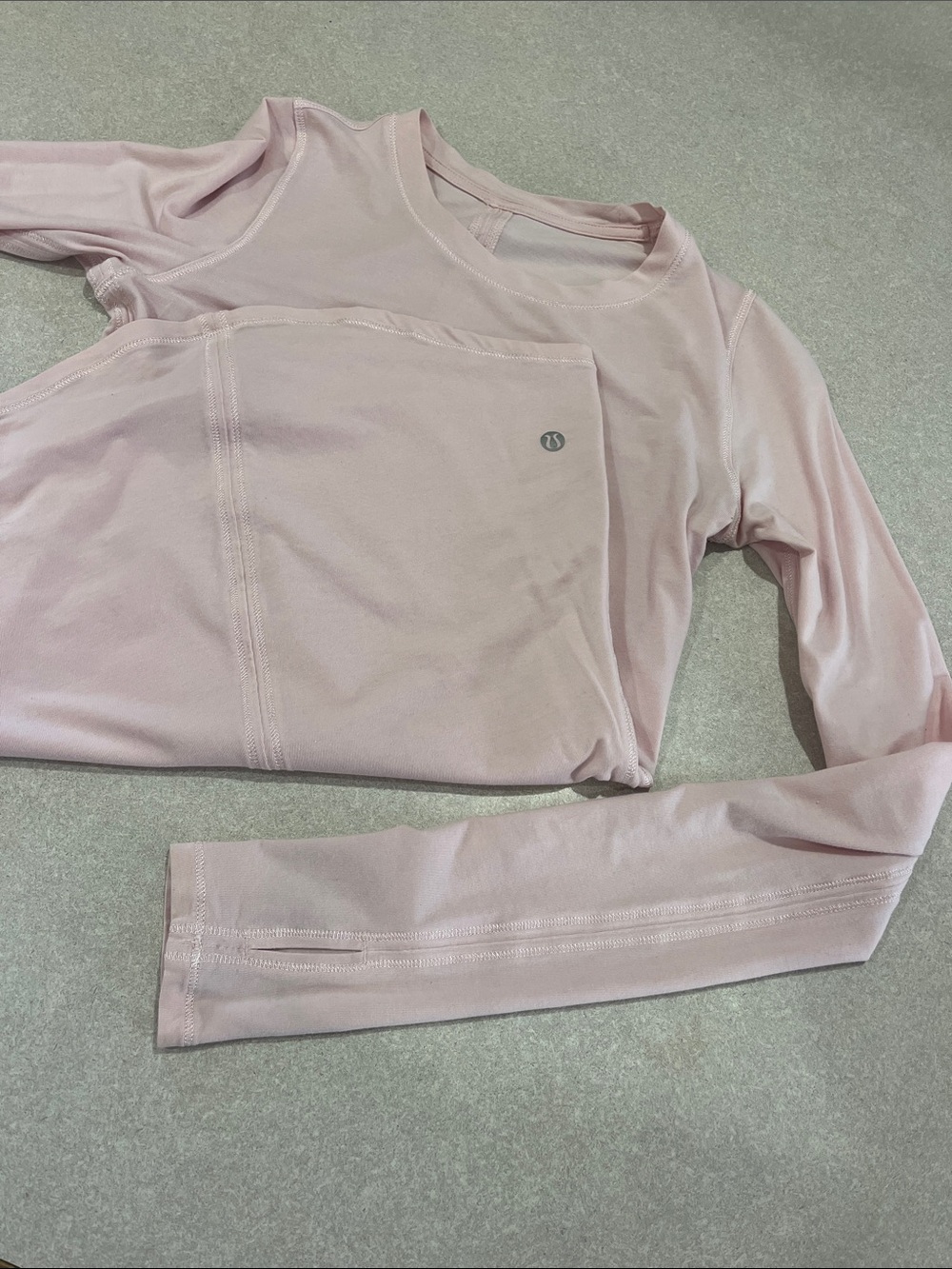lululemon athletica Long Sleeve Active Top - Pale Pink